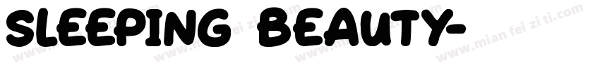 sleeping beauty字体转换